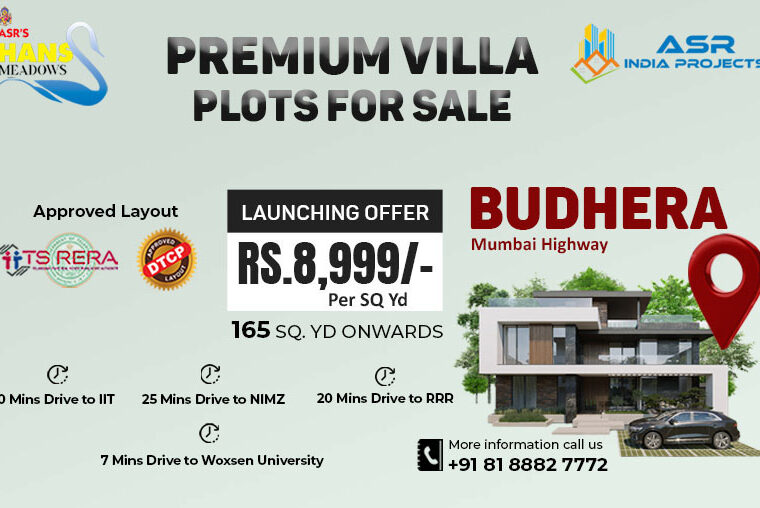 DTCP-open-villa-plots-for-sale-in-budhera-Hyderabad-old-Mumbai-highway