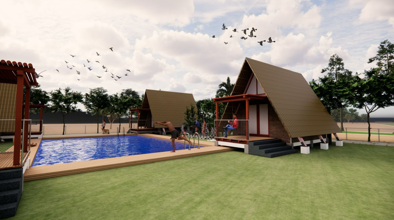 anr krysta guest house with swimming pool